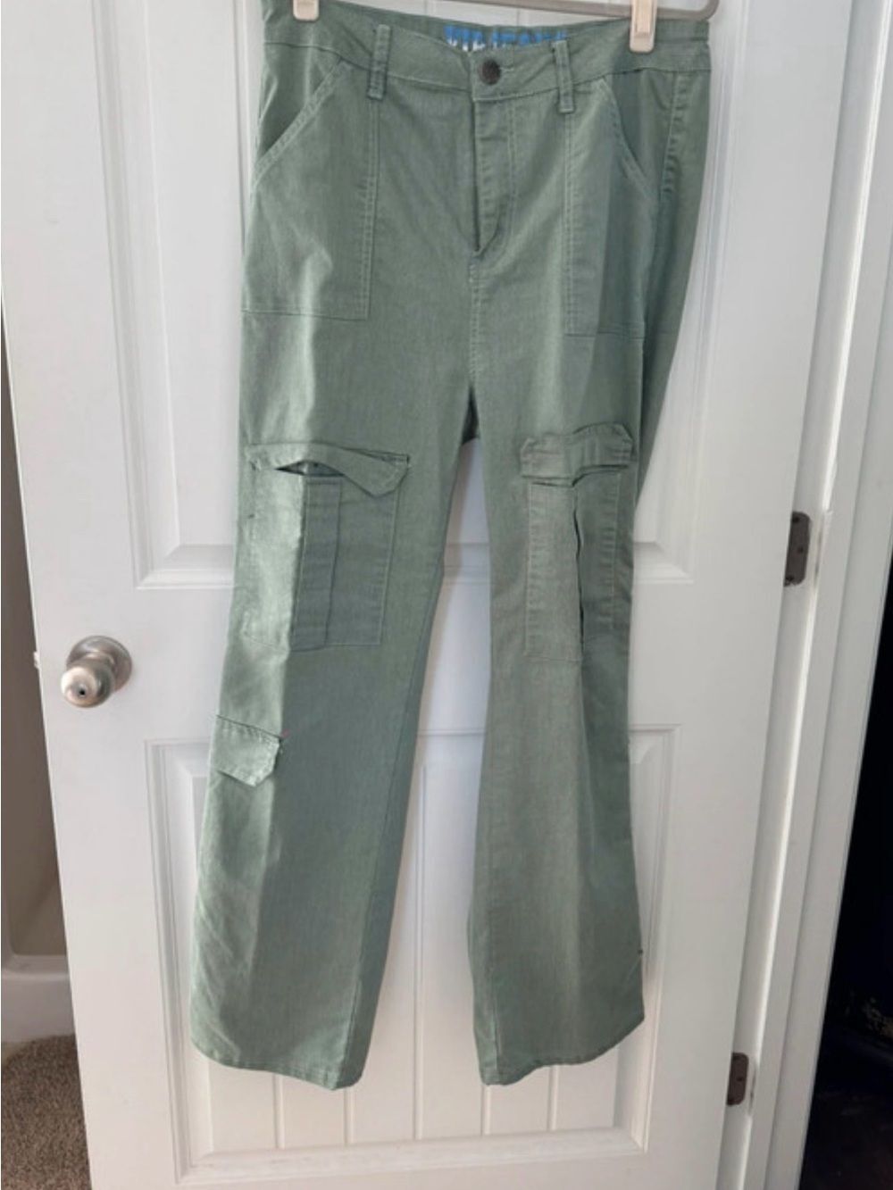 VIP Olive Green Jeans with Branded Waistband